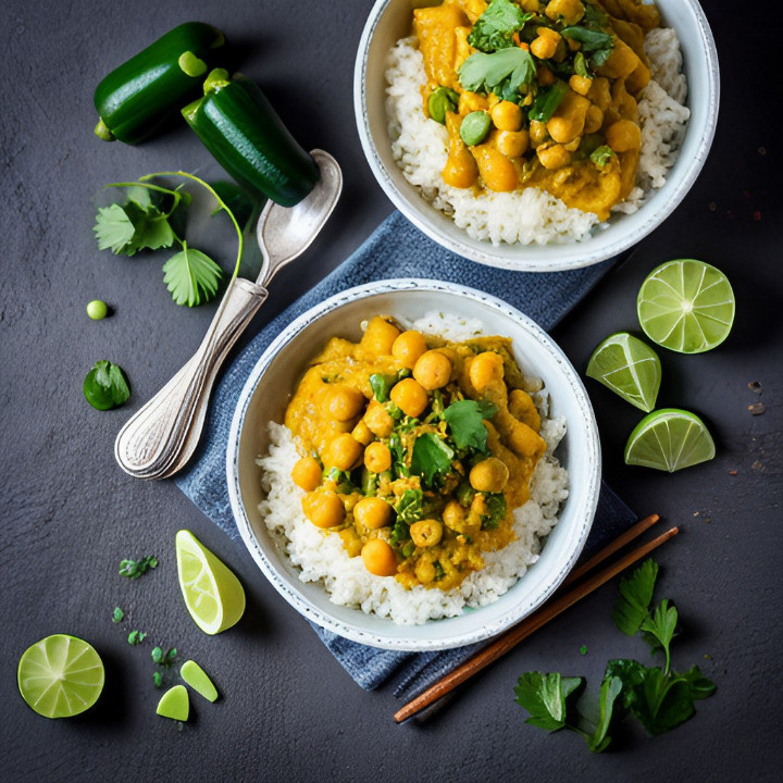 Curry de courgettes
