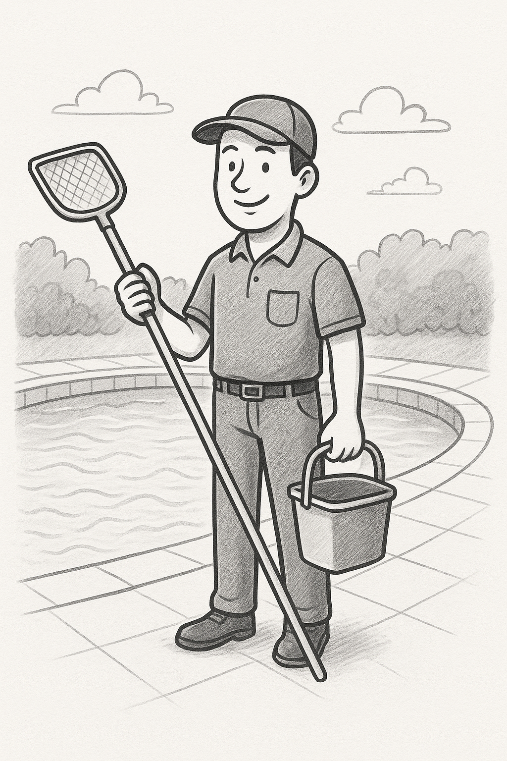 Micka, pisciniste professionnel à Cajarc (46)