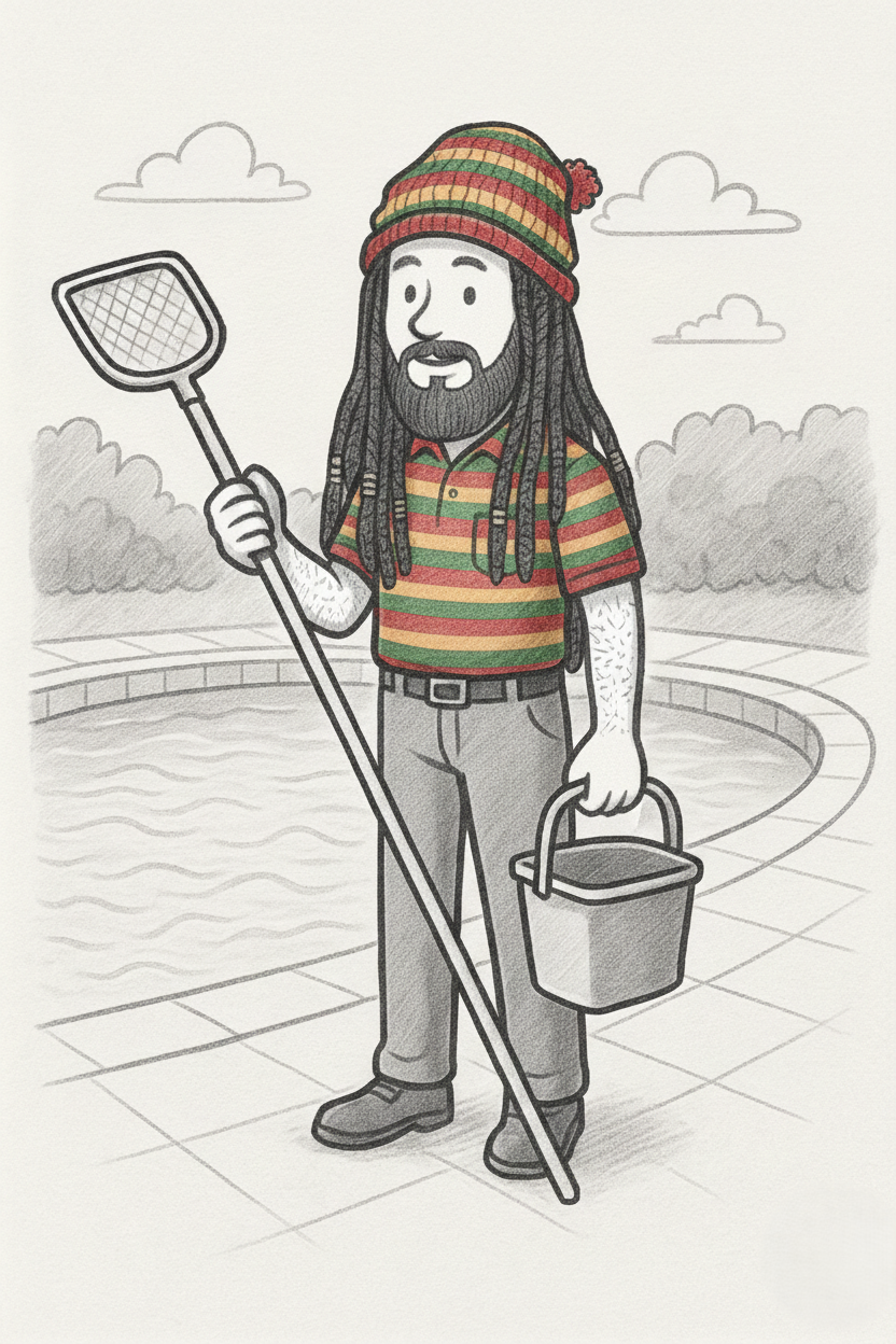 Micka, pisciniste professionnel à Cajarc (46)